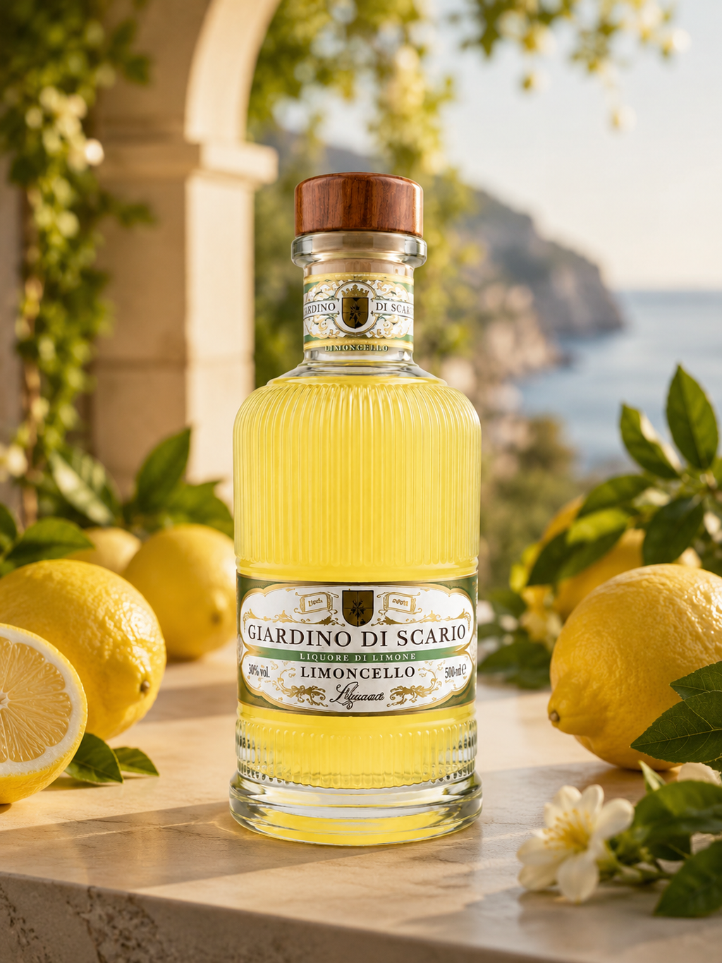 Giardino Di Scarpa Twin pack Lemon and Coffee Liqueurs - 2 x 200 ML Bottles